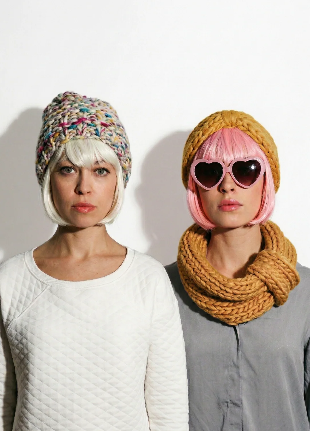 2 Kits Bundle @trustthemojo | The Blueberry Muffin Snood and Headband + Milkshake beanie - Image 4