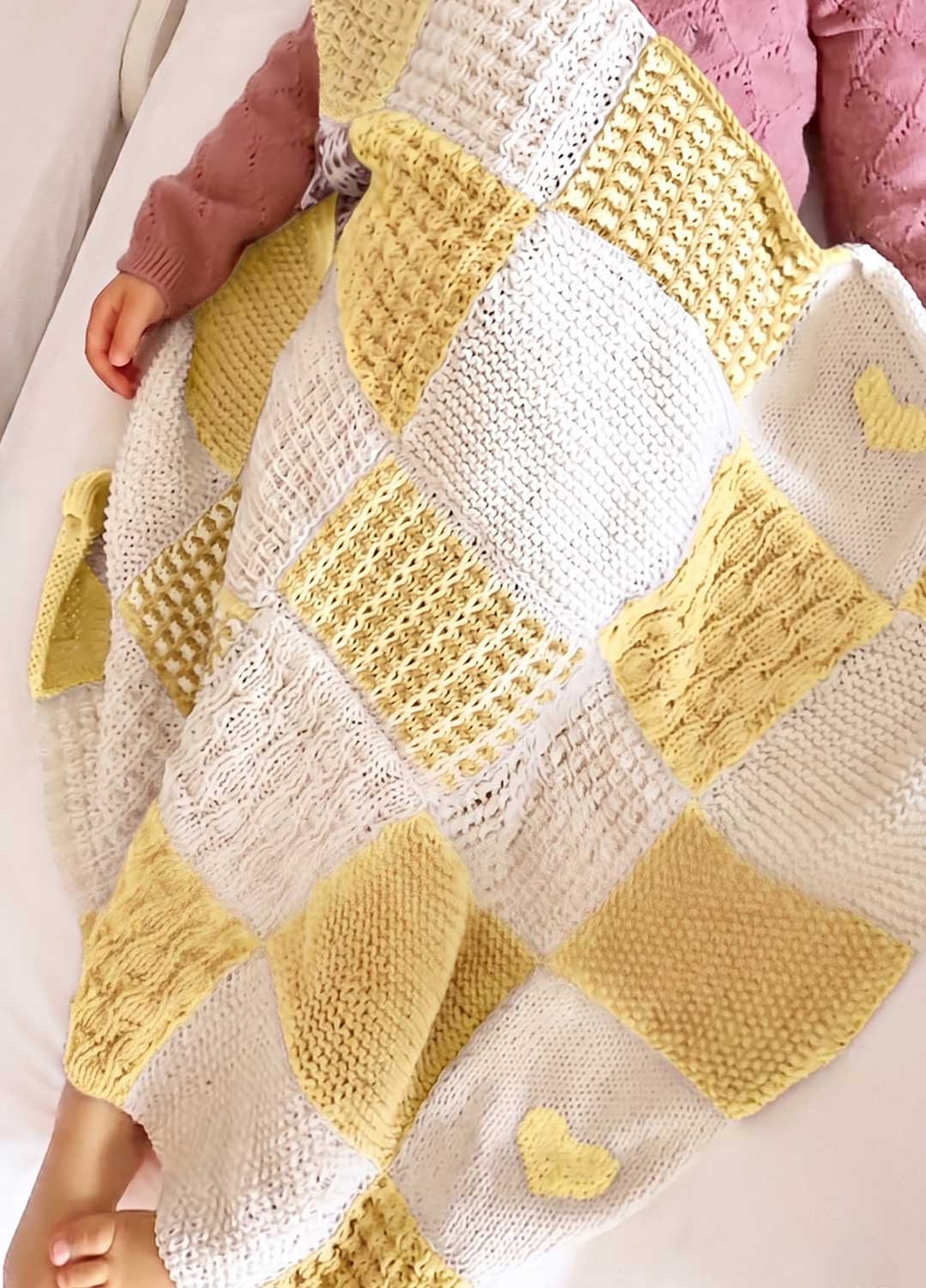 Baby Blanket Stitch Sampler Kit - Image 2