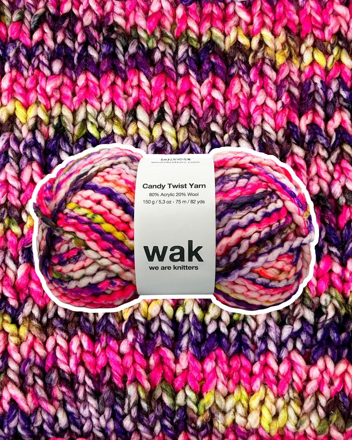 Candy Twist Yarn Neon Sprinkle - Limited Edition - Image 6