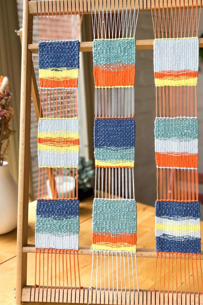 Coasters Weaving Kit - Supplies and Small loom with Pattern x Painted Sky Textiles - Coming Soon - Image 3