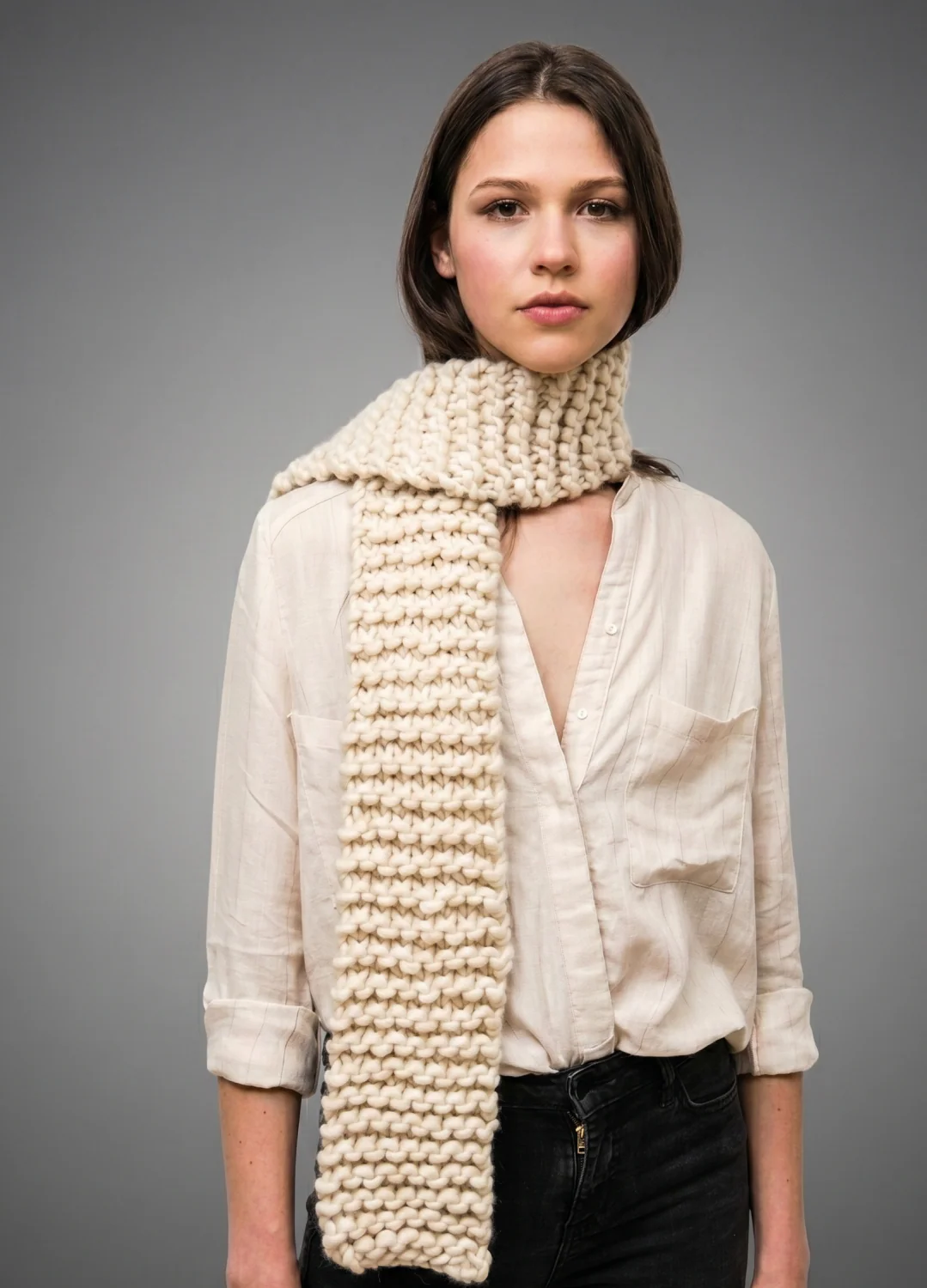 Dinka Scarf Beginner Kit - Yummy Yarn Version - Image 6