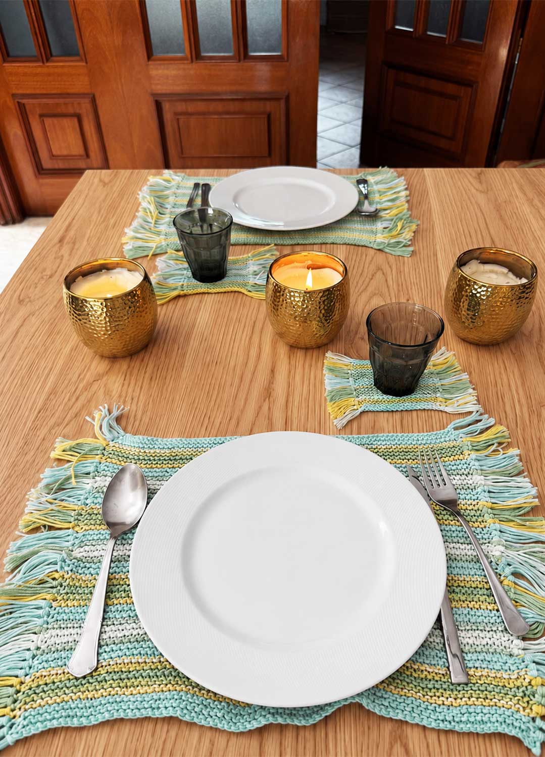 Olympia Beginner Placemat and Coaster Set Kit - Image 4