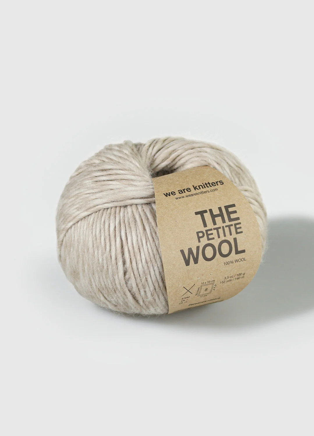 Petite Wool Spotted Beige - Image 2