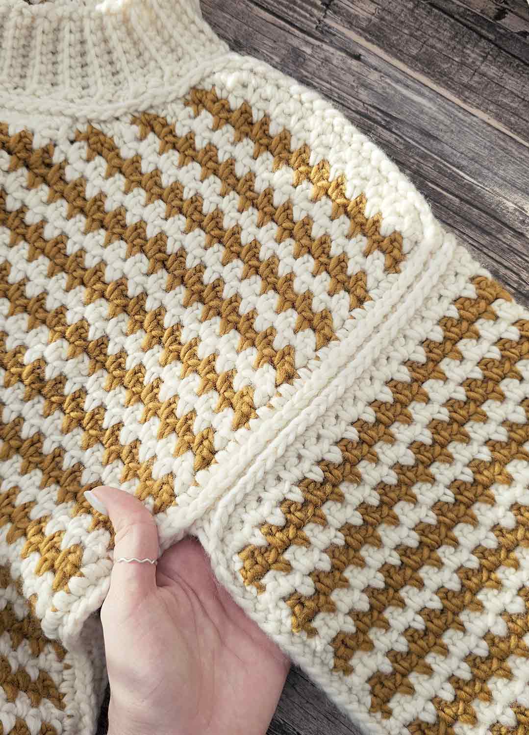 Stripe a Pose Sweater Kit x @crochethighway - Yummy Version - Image 12