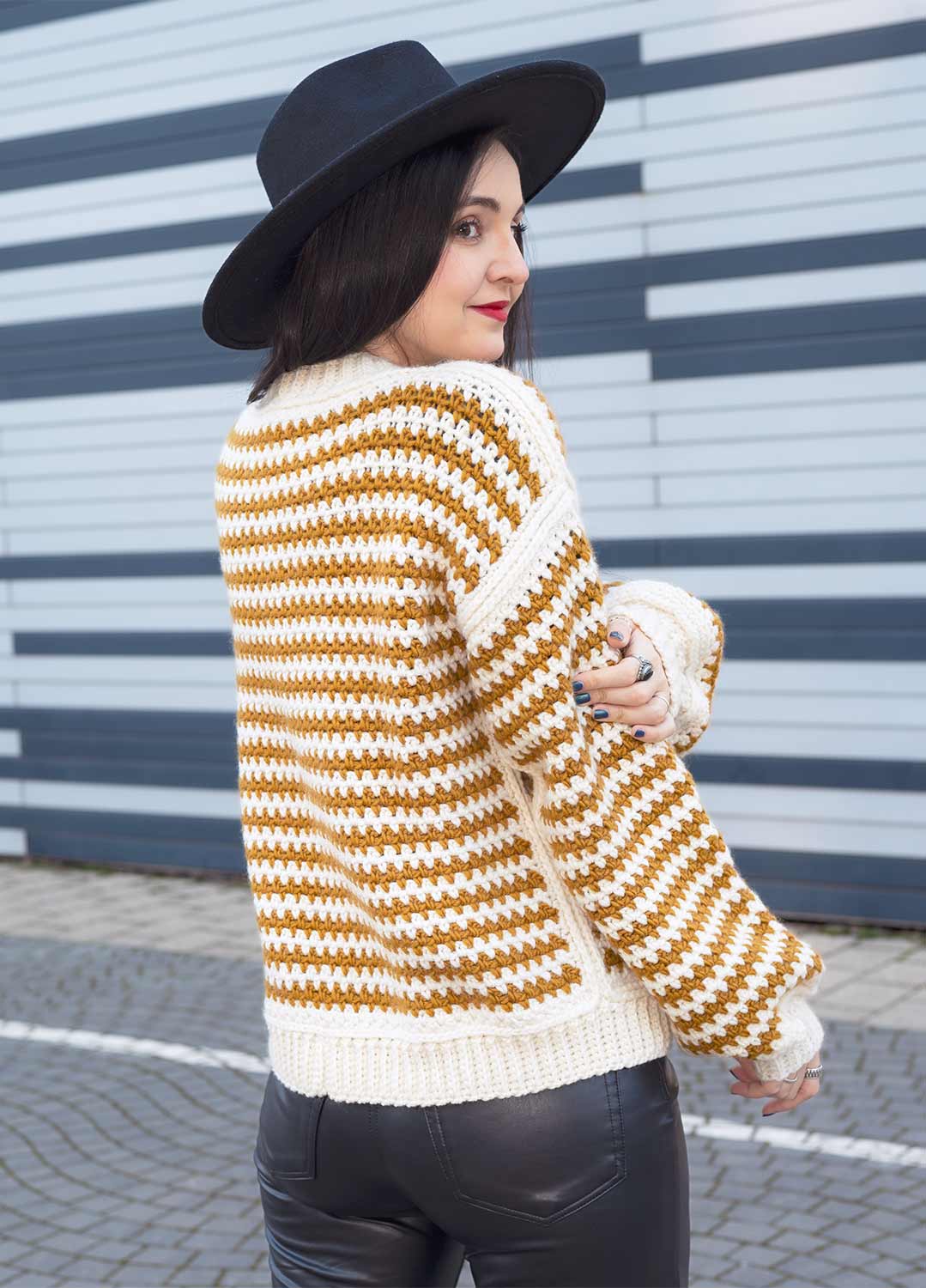 Stripe a Pose Sweater Kit x @crochethighway - Yummy Version - Image 7