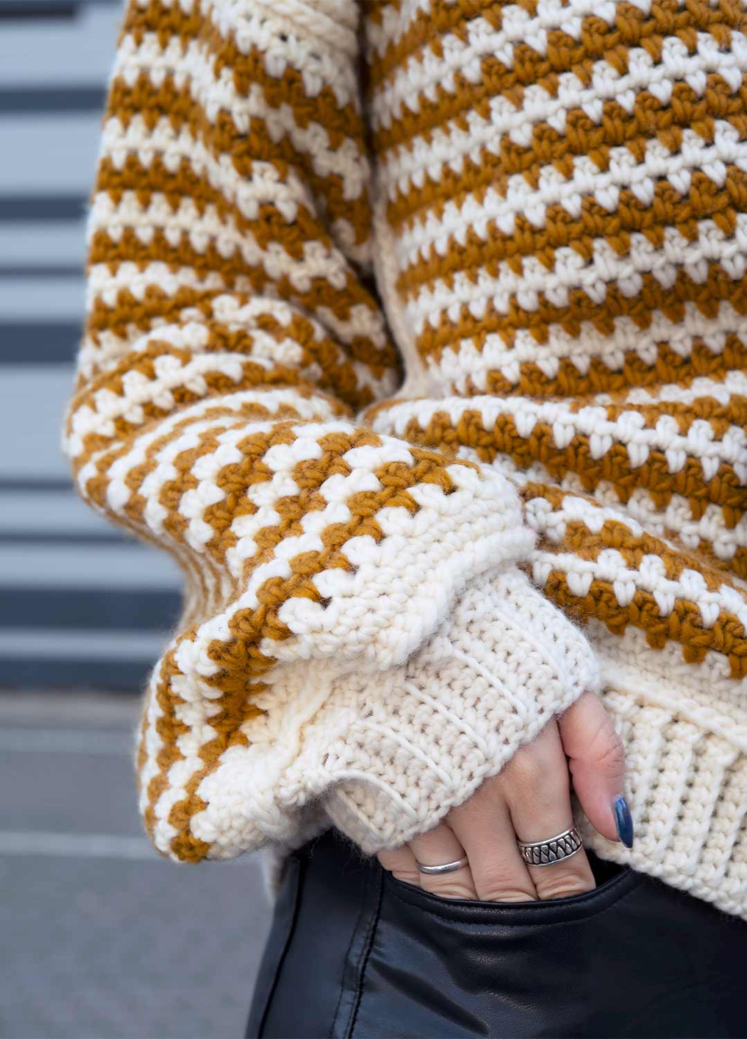 Stripe a Pose Sweater Kit x @crochethighway - Yummy Version - Image 9