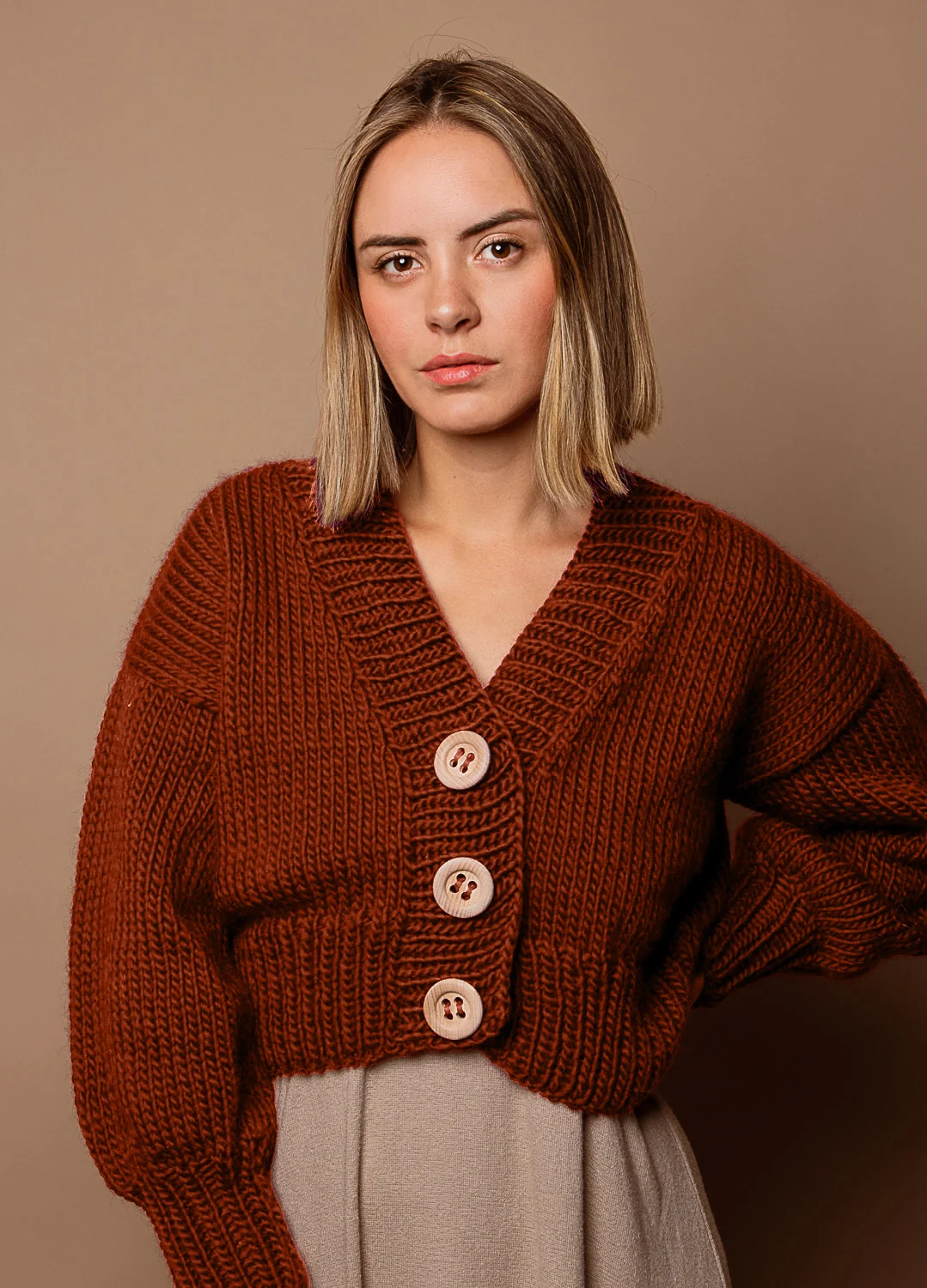 Tupelo Cardigan Kit - Yummy Yarn Fine Version - Image 9