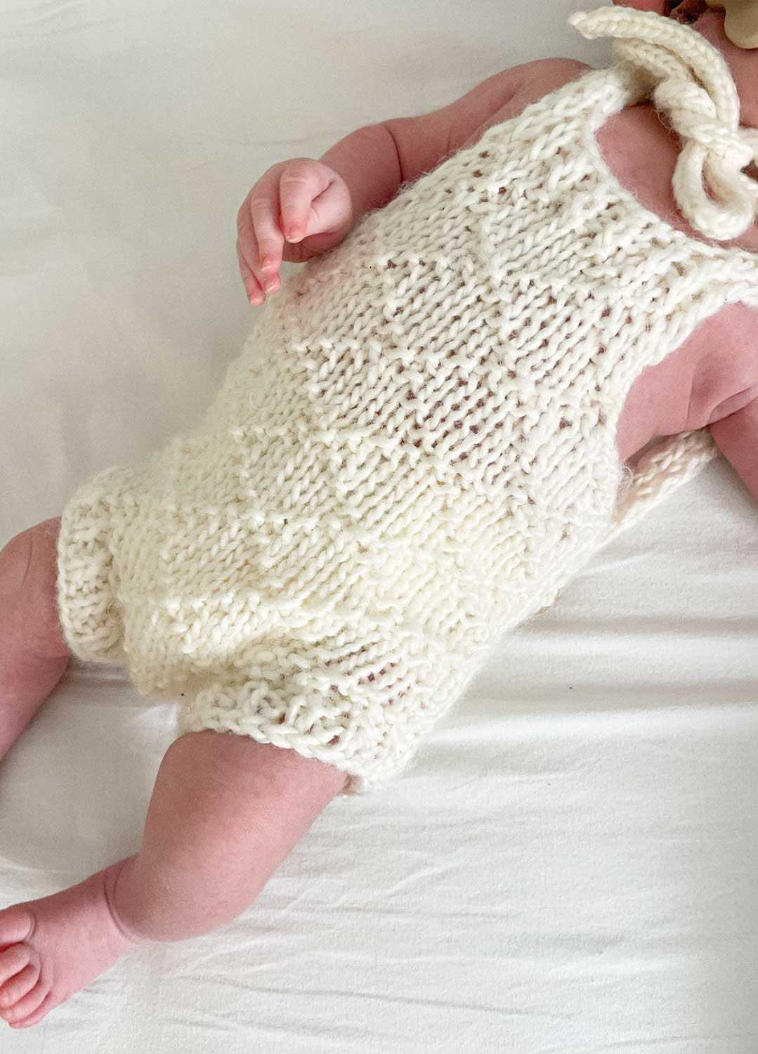 Violet Bonnet & Sage Romper Kit x @hank_knitwear - Yummy Version - Image 4