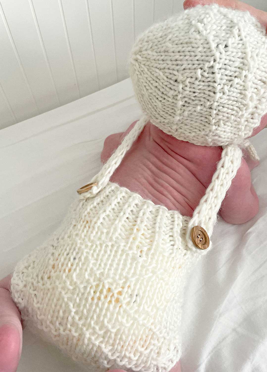 Violet Bonnet & Sage Romper Kit x @hank_knitwear - Yummy Version - Image 5